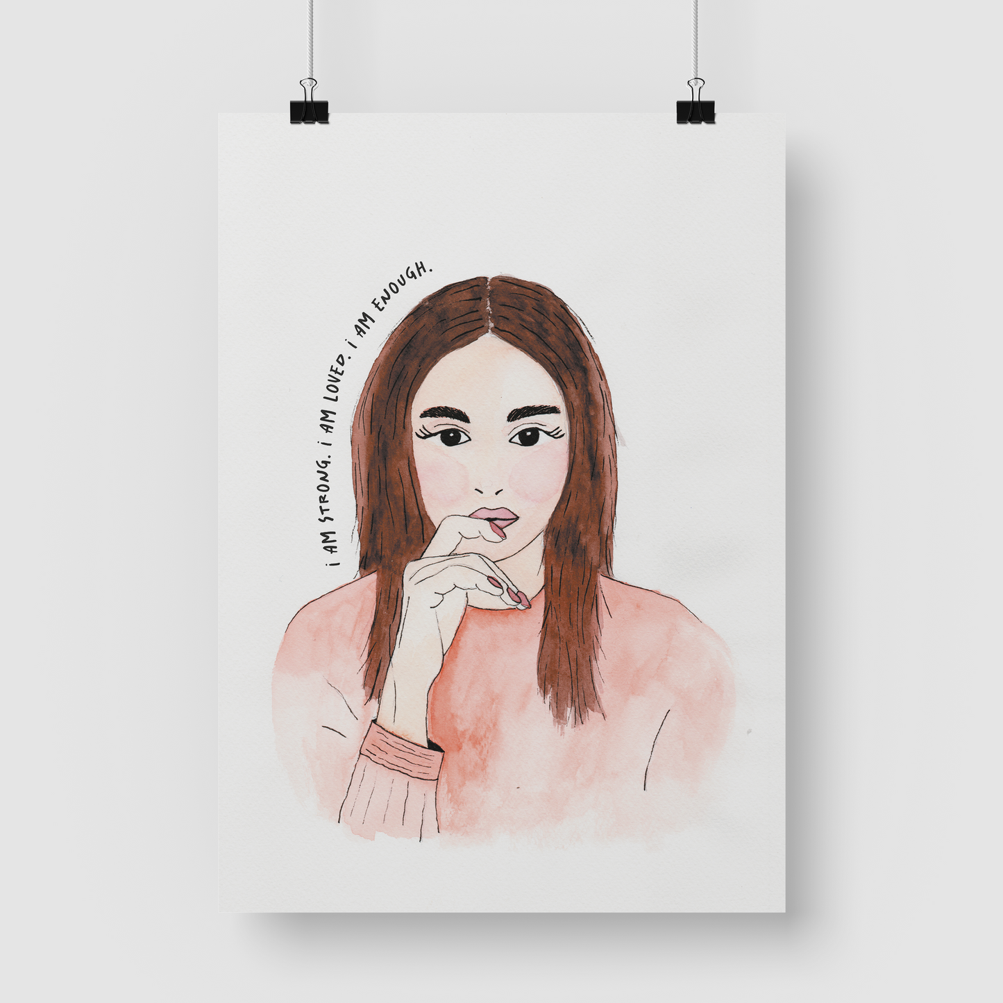 Kunstdruck "I Am"