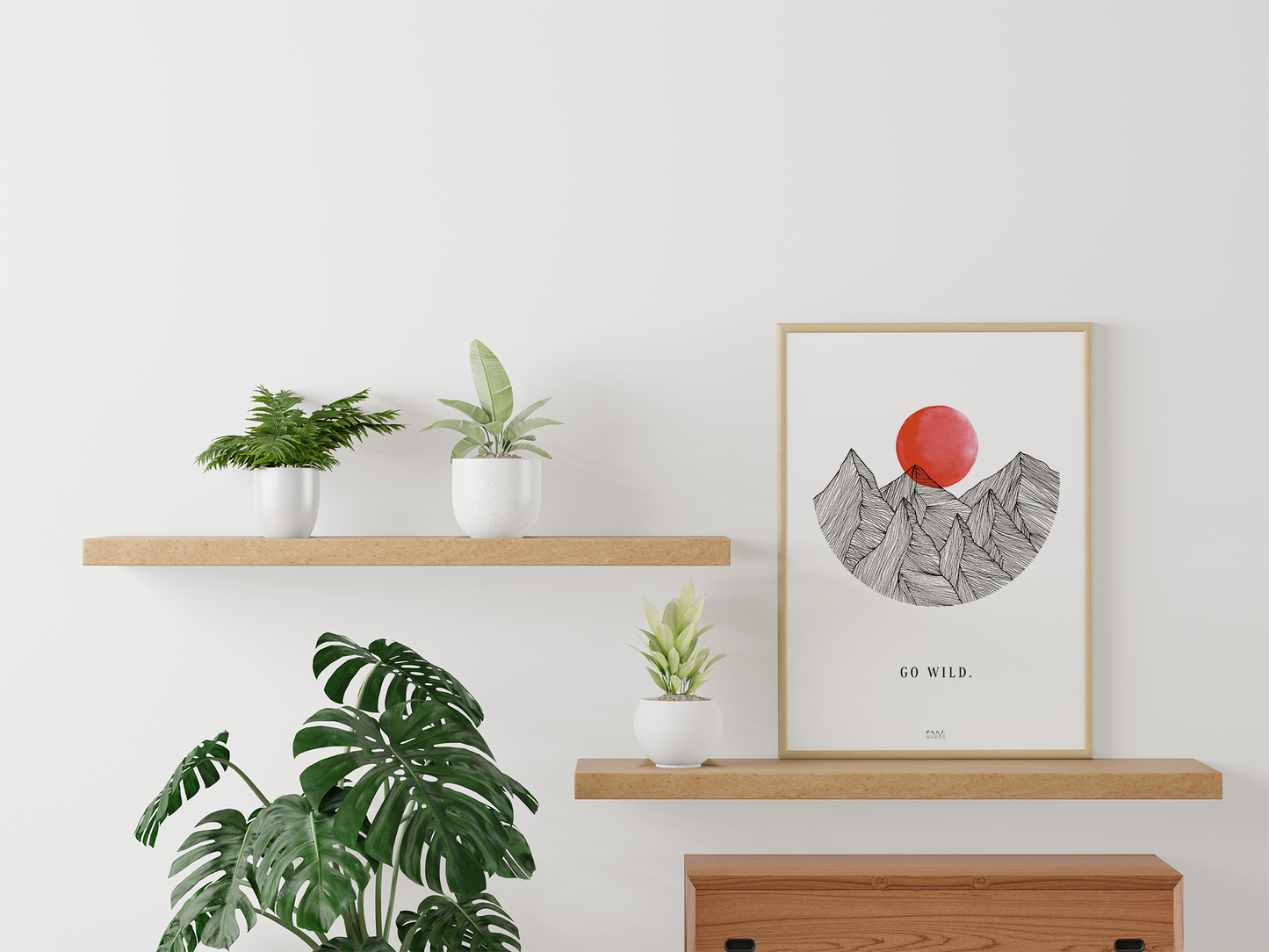 Kunstdruck "Go wild"
