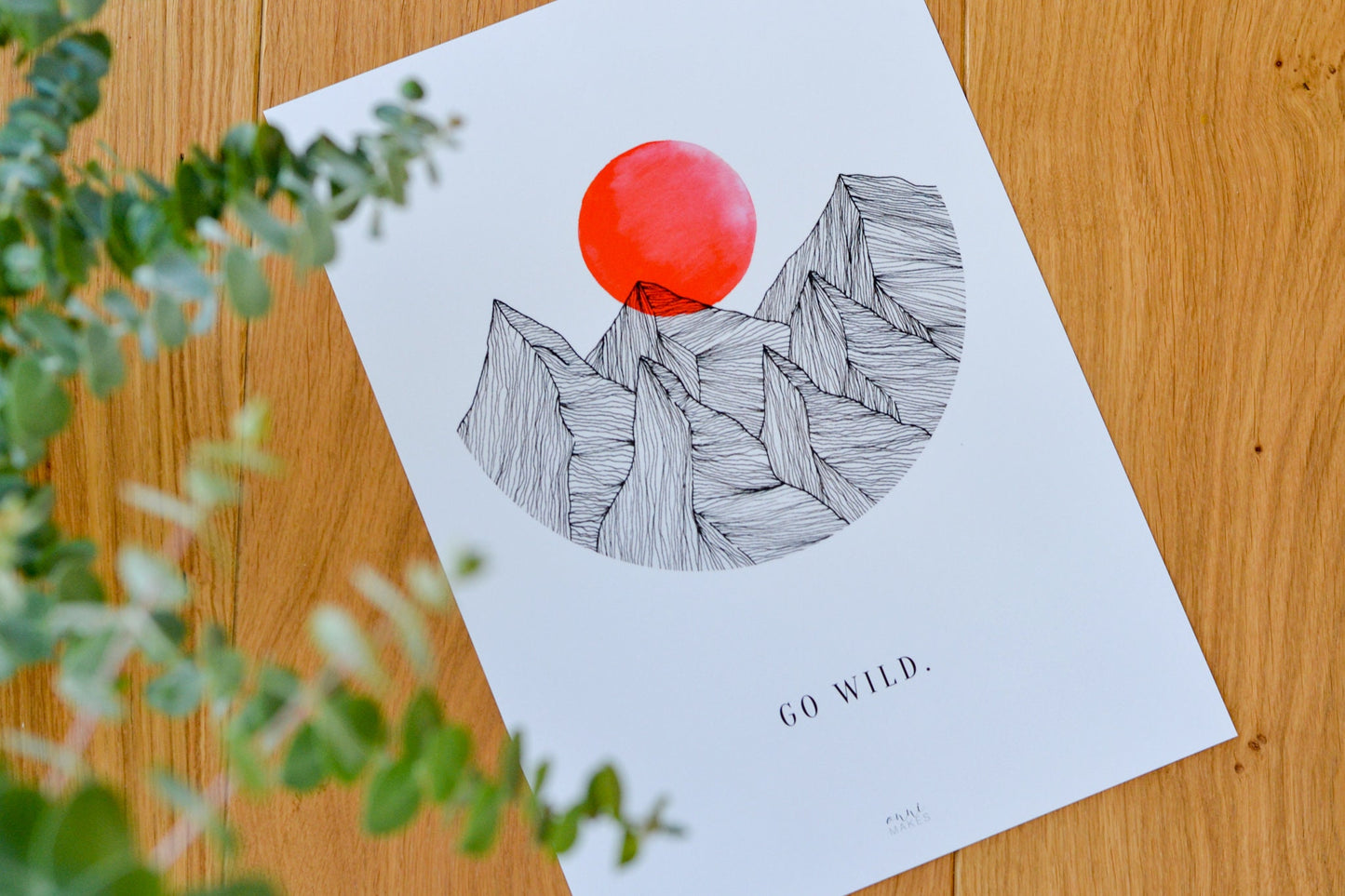 Kunstdruck "Go wild"