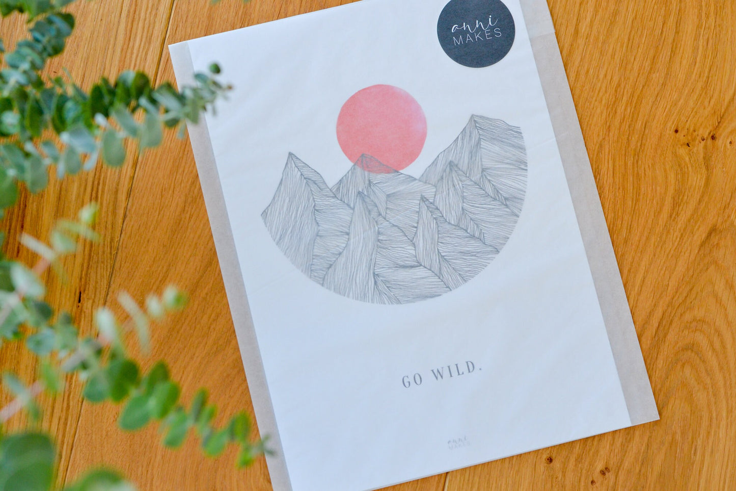 Kunstdruck "Go wild"