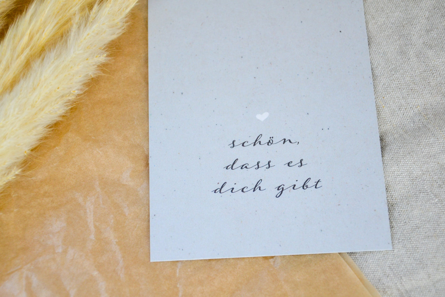 Postkarte "Schön, dass es dich gibt" für jeden Anlass