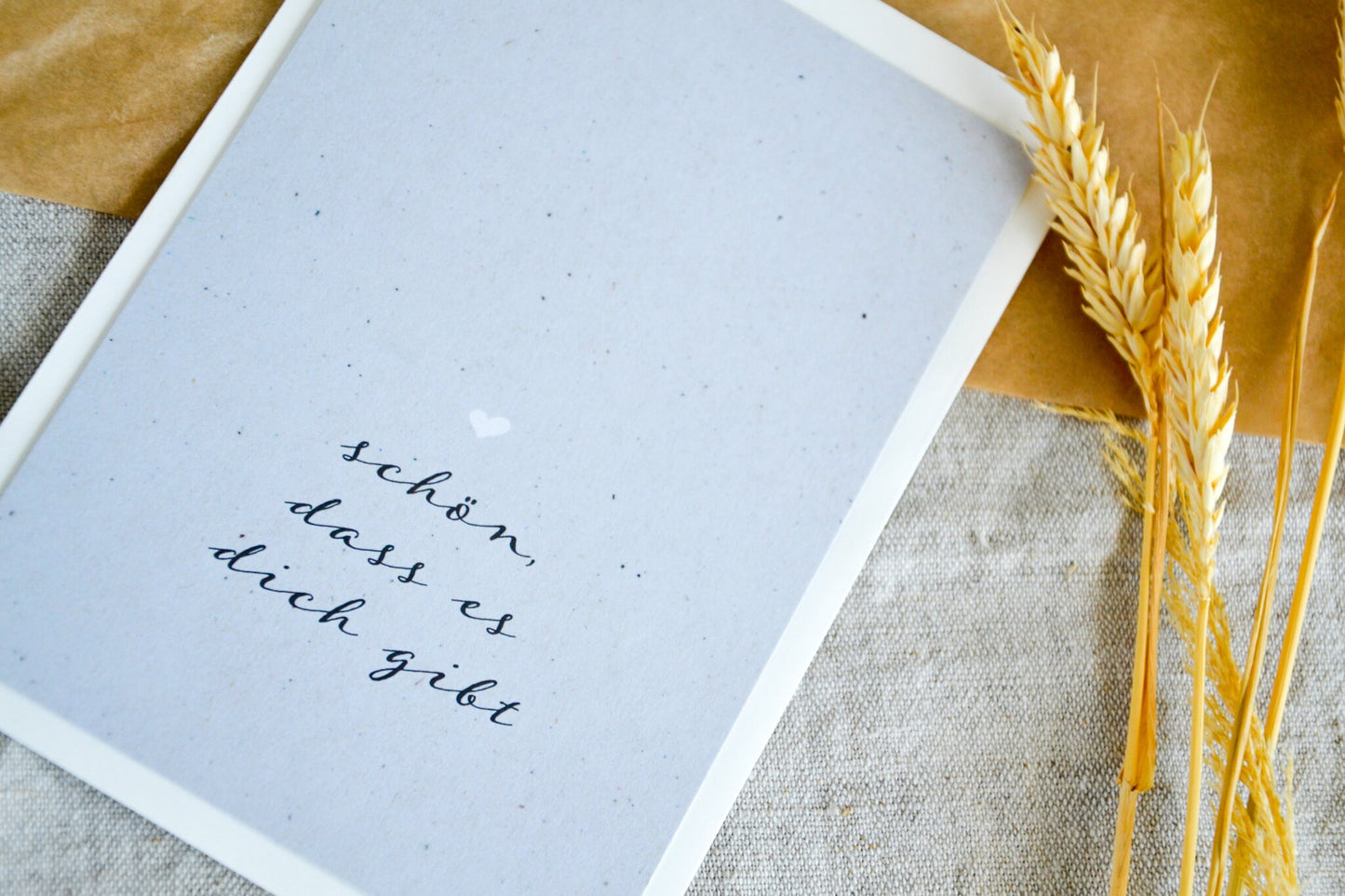 Postkarte "Schön, dass es dich gibt" für jeden Anlass
