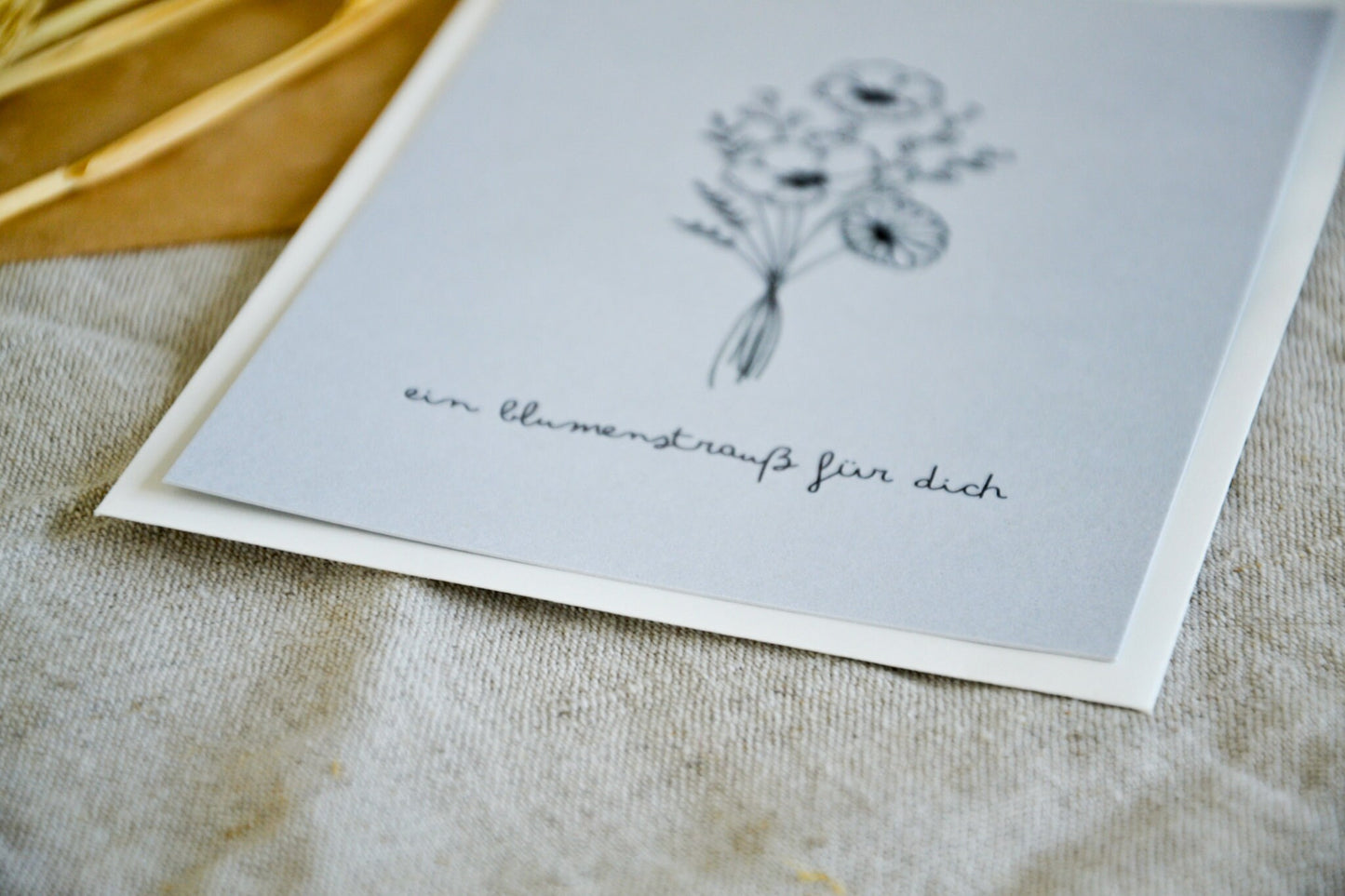 Postkarte „Ein Blumenstrauß für dich“ exklusive Grußkarte für jeden Anlass