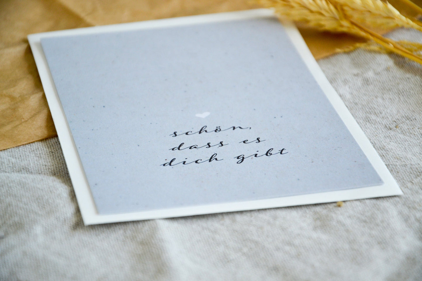 Postkarte "Schön, dass es dich gibt" für jeden Anlass