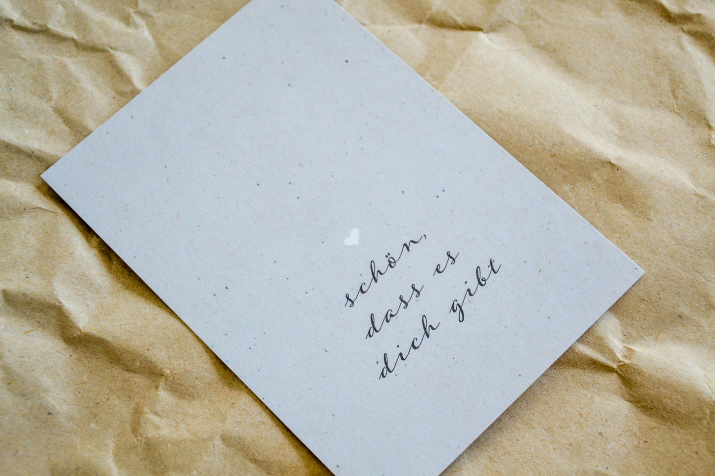 Postkarte "Schön, dass es dich gibt" für jeden Anlass