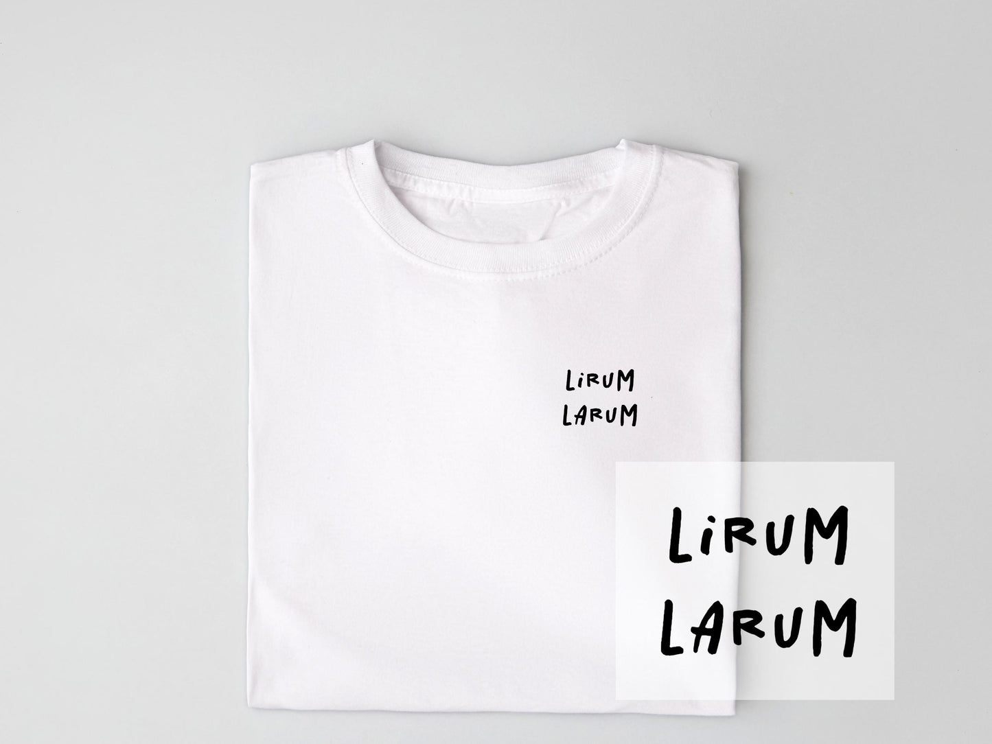 Bügelbild "Lirum Larum"