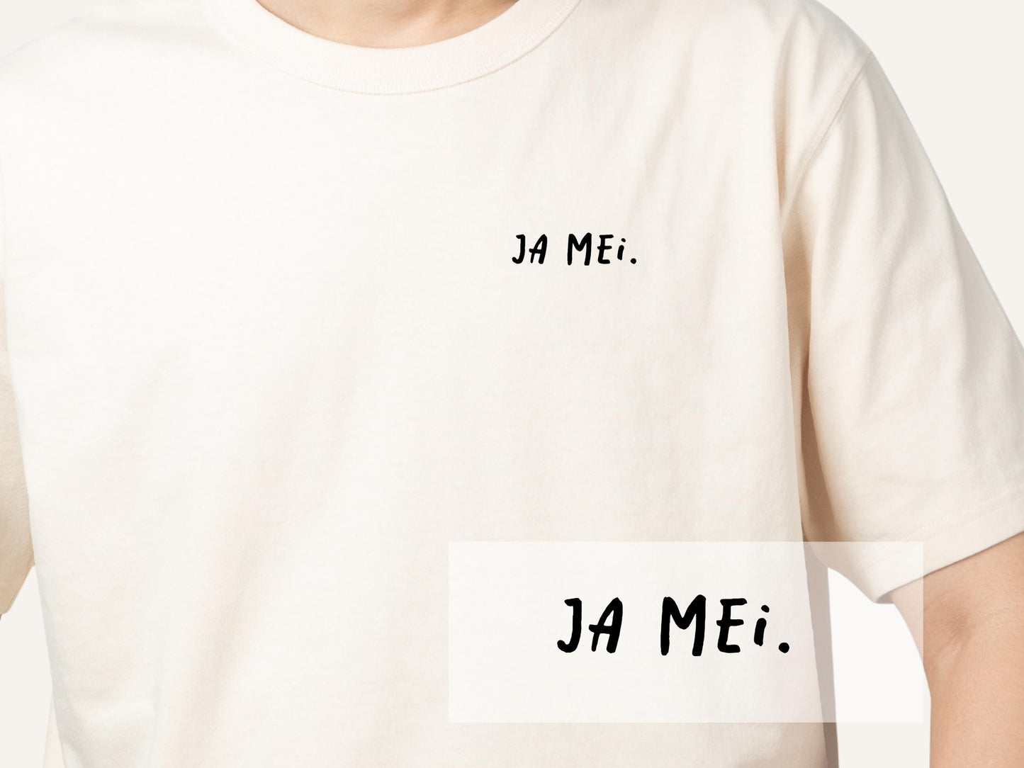 Bügelbild "Ja mei"