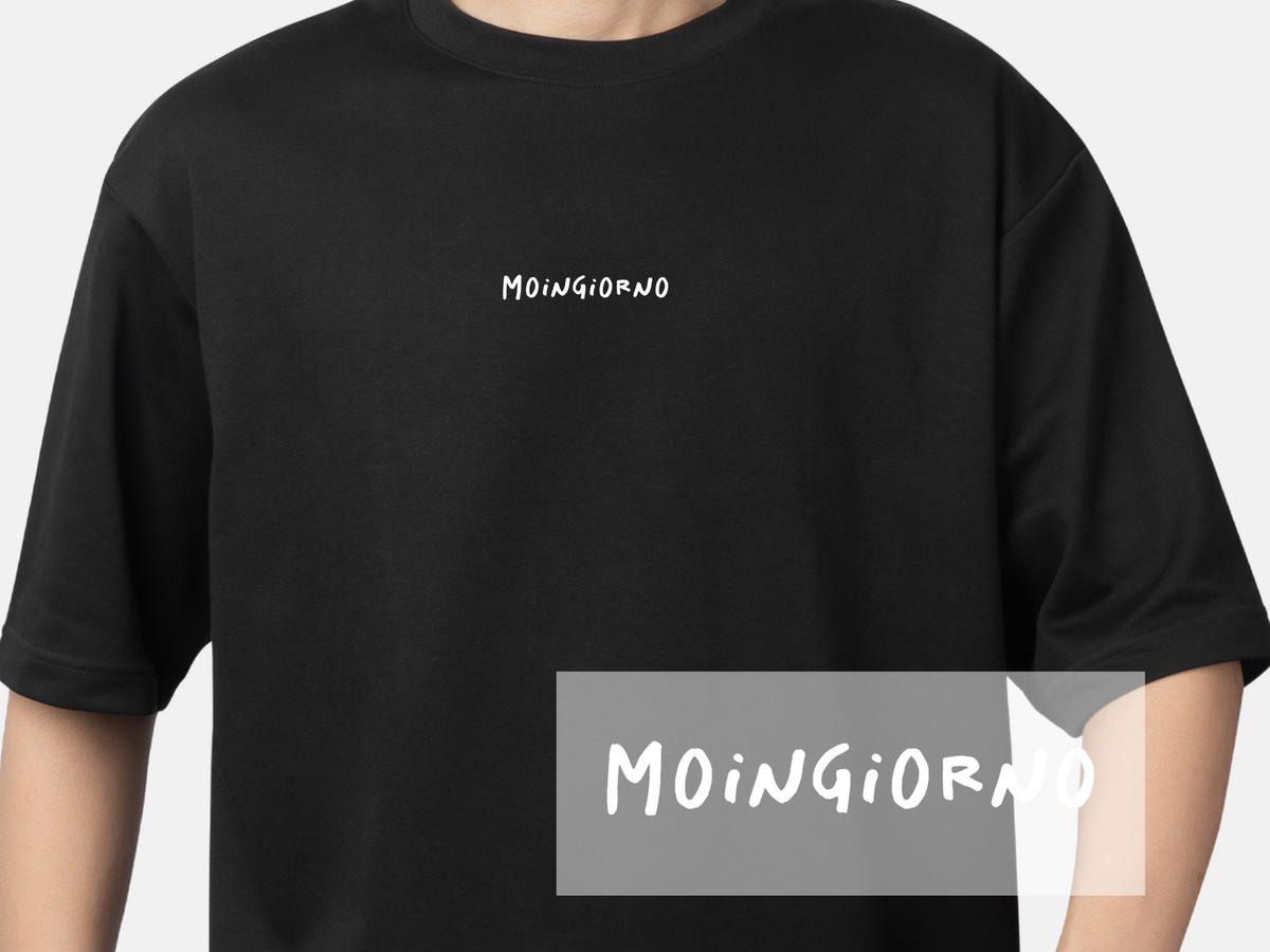 Bügelbild "Moingiorno" | DTF-Transfer Wortspiel | Norddeutsch-italienischer Gruß
