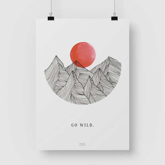 Kunstdruck "Go wild"