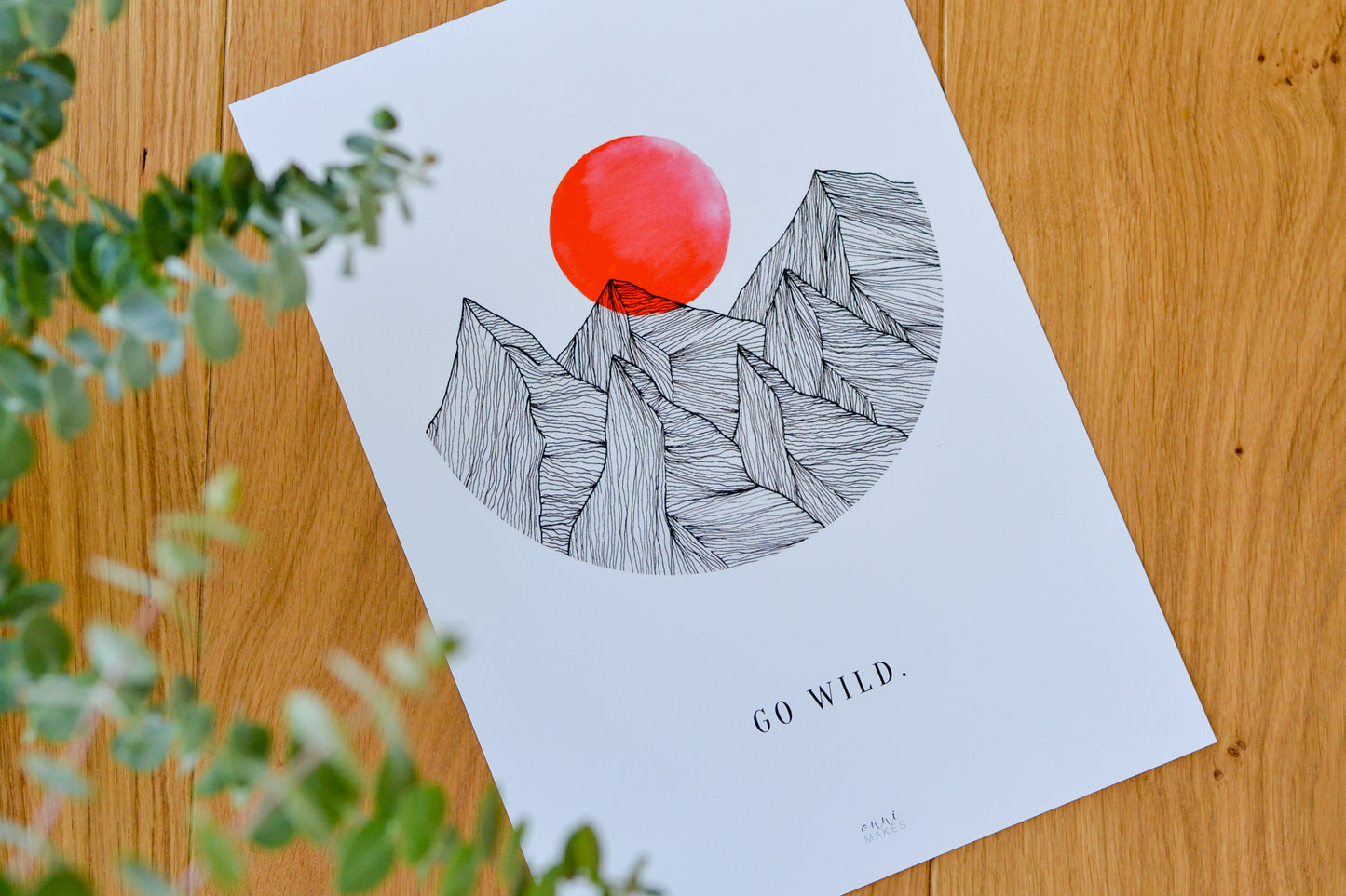 Kunstdruck "Go wild"