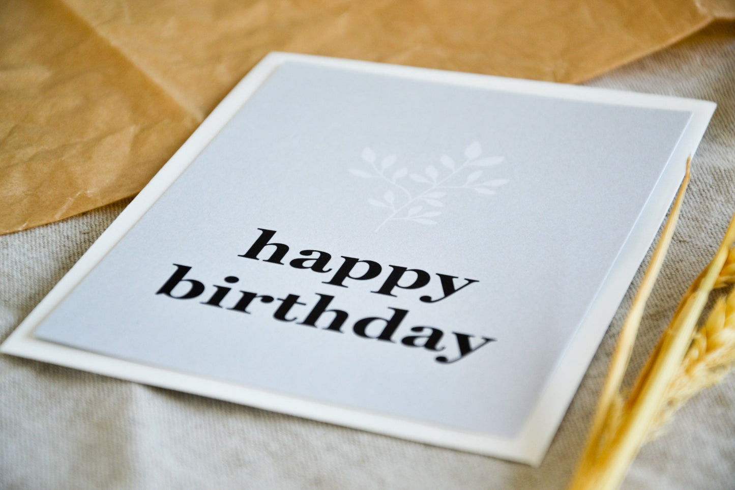 Postkarte „happy birthday“ exklusive Grußkarte für jeden Anlass