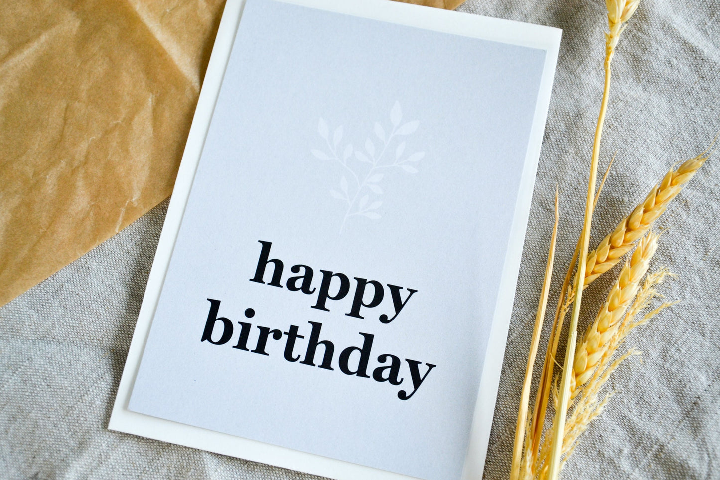 Postkarte „happy birthday“ exklusive Grußkarte für jeden Anlass