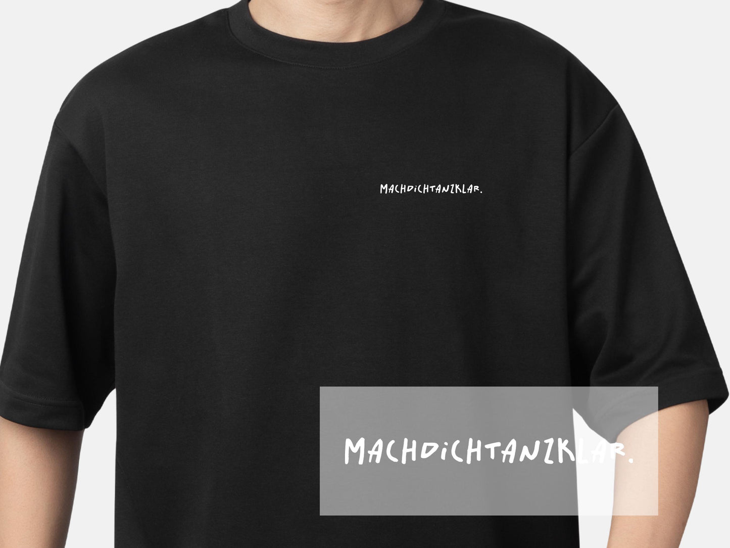 Bügelbild "Machdichtanzklar"