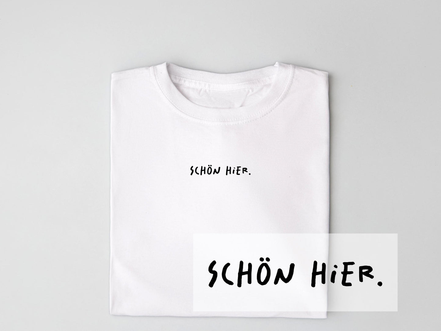 Bügelbild "Schön hier"