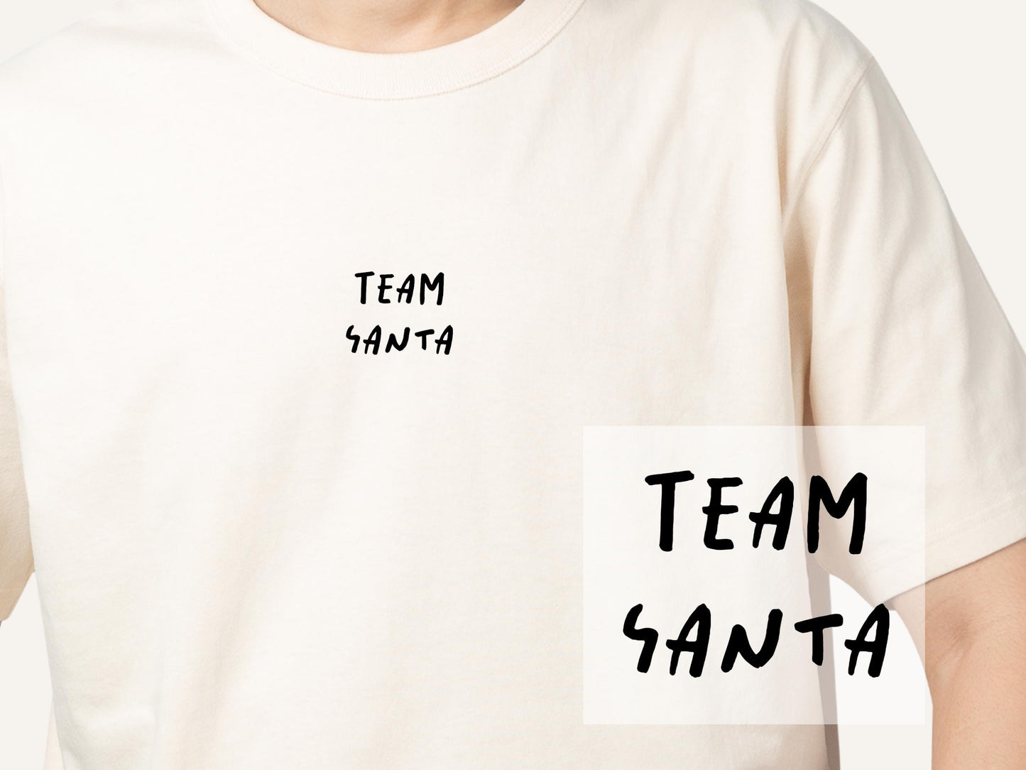 Bügelbild "Team Santa"